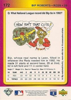 Bip Roberts  baseball card collectible - Main Image 2