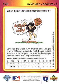 David Nied  baseball card collectible - Main Image 2