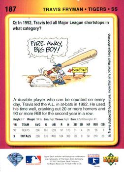 Travis Fryman  baseball card collectible - Main Image 2