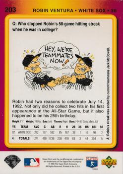 Robin Ventura  baseball card collectible - Main Image 2