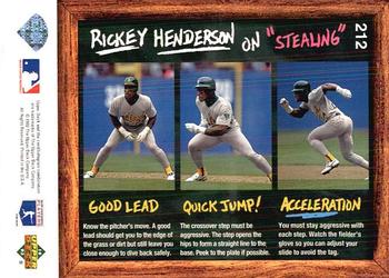 Rickey Henderson  baseball card collectible - Main Image 2