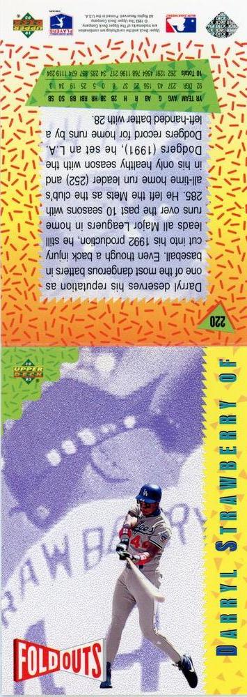 Darryl Strawberry  baseball card collectible - Main Image 2