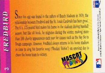 Fredbird  baseball card collectible - Main Image 2