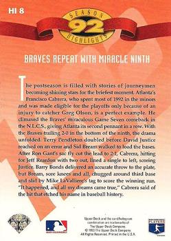 Francisco Cabrera  baseball card collectible - Main Image 2