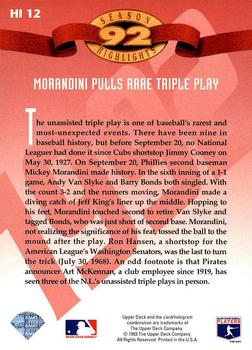 Mickey Morandini  baseball card collectible - Main Image 2