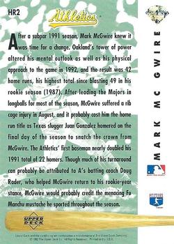 Mark McGwire  baseball card collectible - Main Image 2