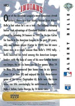 Albert Belle  baseball card collectible - Main Image 2