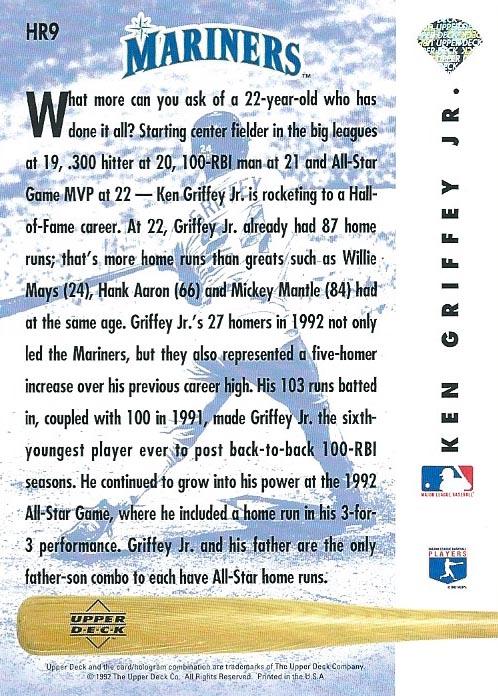 Ken Griffey Jr.  baseball card collectible - Main Image 2