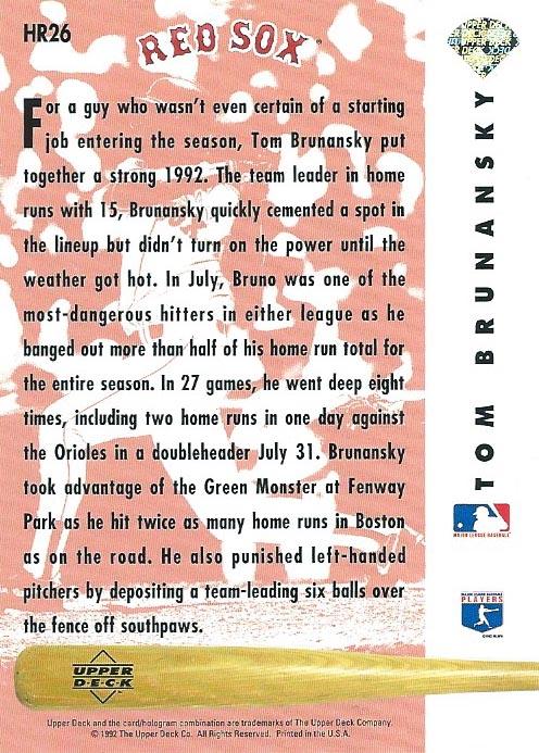 Tom Brunansky  baseball card collectible - Main Image 2