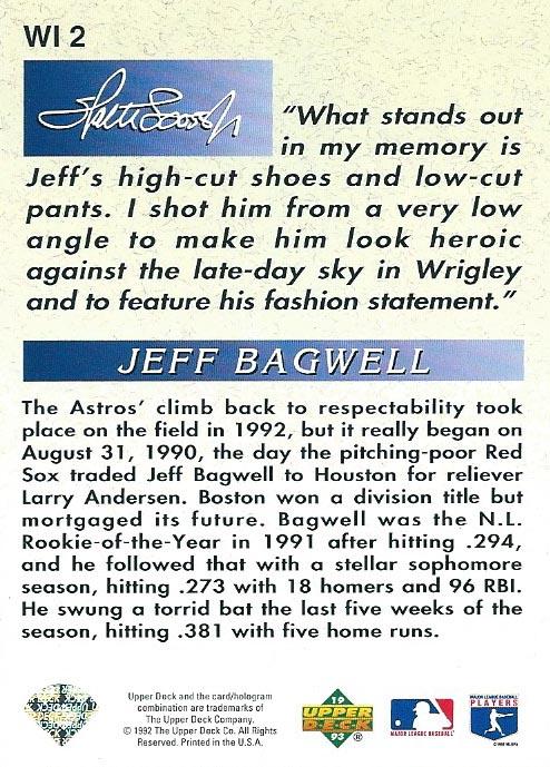 Jeff Bagwell  baseball card collectible - Main Image 2