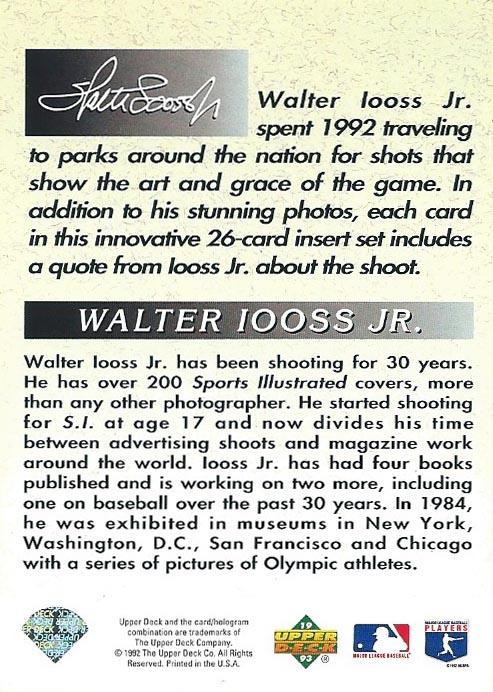 Iooss Header  baseball card collectible - Main Image 2
