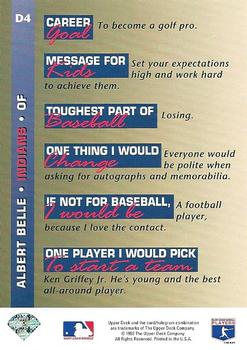 Albert Belle  baseball card collectible - Main Image 2