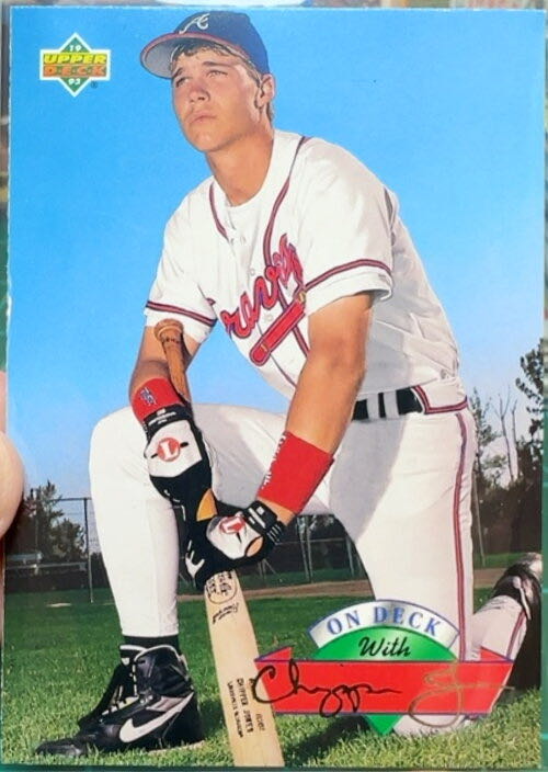 Chipper Jones  baseball card collectible - Main Image 3