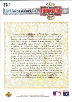 Wade Boggs  baseball card collectible - Main Image 2