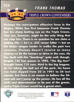 Frank Thomas  baseball card collectible - Main Image 2