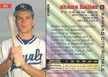 Shane Halter  baseball card collectible - Main Image 2