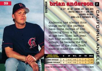 Brian Anderson  baseball card collectible - Main Image 2