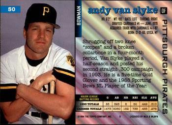 Andy Van Slyke  baseball card collectible - Main Image 2