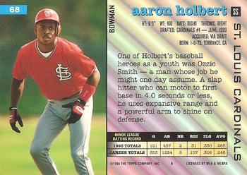 Aaron Holbert  baseball card collectible - Main Image 2