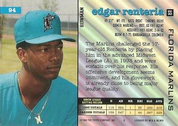 Edgar Renteria  baseball card collectible - Main Image 2