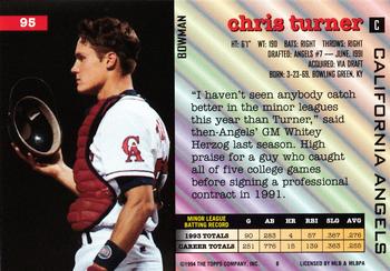Chris Turner  baseball card collectible - Main Image 2