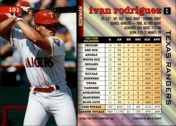 Ivan Rodriguez  baseball card collectible - Main Image 2