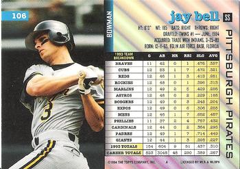 Jay Bell  baseball card collectible - Main Image 2