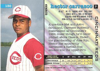 Hector Carrasco  baseball card collectible - Main Image 2
