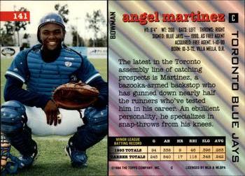 Angel Martinez  baseball card collectible - Main Image 2