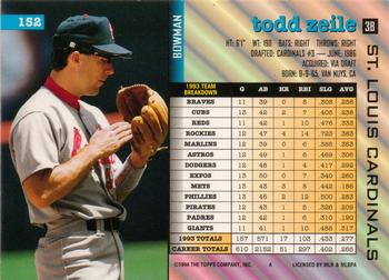 Todd Zeile  baseball card collectible - Main Image 2