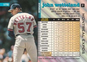John Wetteland  baseball card collectible - Main Image 2