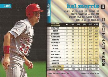 Hal Morris  baseball card collectible - Main Image 2