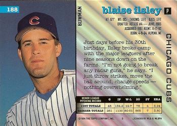Blaise Ilsley  baseball card collectible - Main Image 2