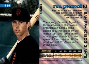 Ron Pezzoni  baseball card collectible - Main Image 2