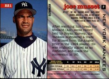 Jose Musset  baseball card collectible - Main Image 2