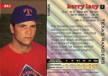 Kerry Lacy  baseball card collectible - Main Image 2