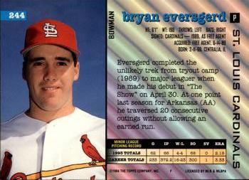 Bryan Eversgerd  baseball card collectible - Main Image 2