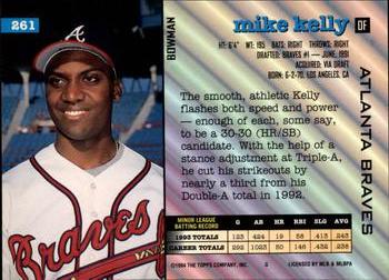 Mike Kelly  baseball card collectible - Main Image 2