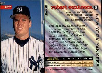 Robert Eenhoorn  baseball card collectible - Main Image 2