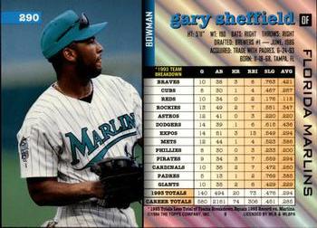 Gary Sheffield  baseball card collectible - Main Image 2