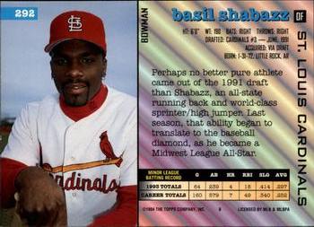 Basil Shabazz  baseball card collectible - Main Image 2