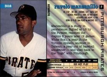 Ravelo Manzanillo  baseball card collectible - Main Image 2