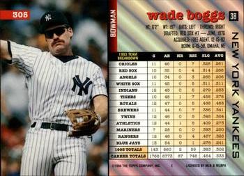 Wade Boggs  baseball card collectible - Main Image 2
