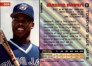 Shannon Stewart  baseball card collectible - Main Image 2