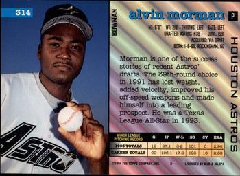 Alvin Morman  baseball card collectible - Main Image 2