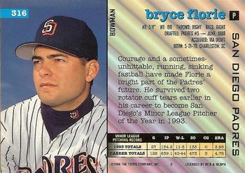 Bryce Florie  baseball card collectible - Main Image 2