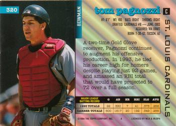 Tom Pagnozzi  baseball card collectible - Main Image 2
