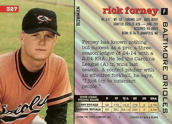 Rick Forney  baseball card collectible - Main Image 2