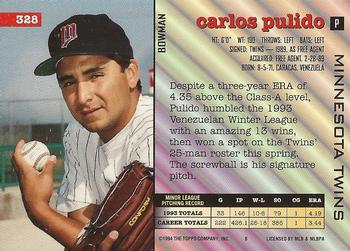 Carlos Pulido  baseball card collectible - Main Image 2