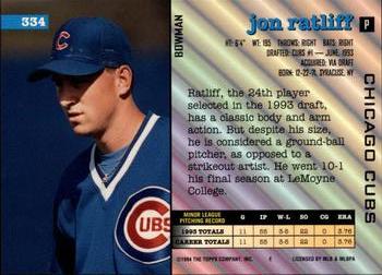 Jon Ratliff  baseball card collectible - Main Image 2